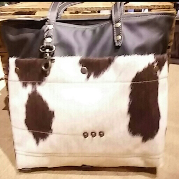 Myra Handbags - ❌SOLD OUT❌ Black Shades Hairon Tote Bag